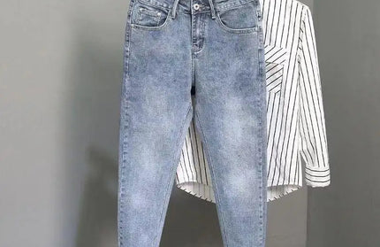 Wear Stretch Elastic Retro Casual