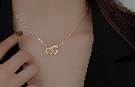 Two Round Shaped Necklaces Female