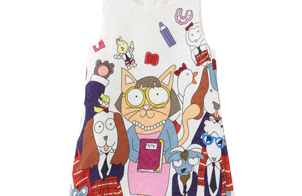 Rose Printing Children Costumes