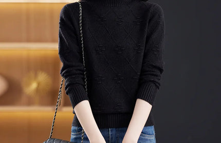 Half High-Necked Pullover