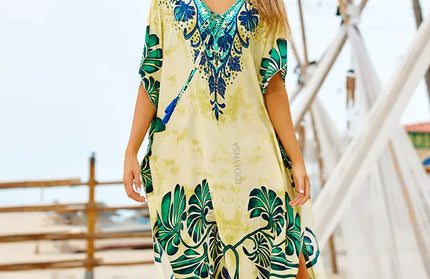 Indie Folk Embroidered Short Sleeve