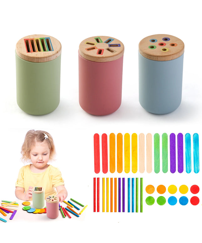 Montessori Silicone Toys Color Sorting