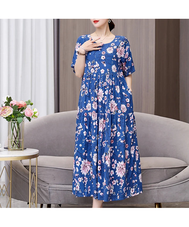 Cotton Vintage Dress Vestidos