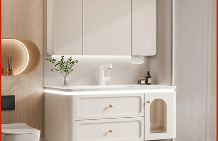 Bathroom Cabinet Ceramic Integrated