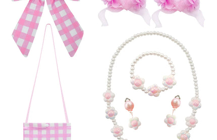 Pink Plaid Dress Halloween Carnival