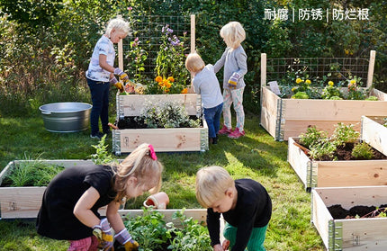 Garden Original Wooden Planting Boxes Framed Beds Vegetable Plant