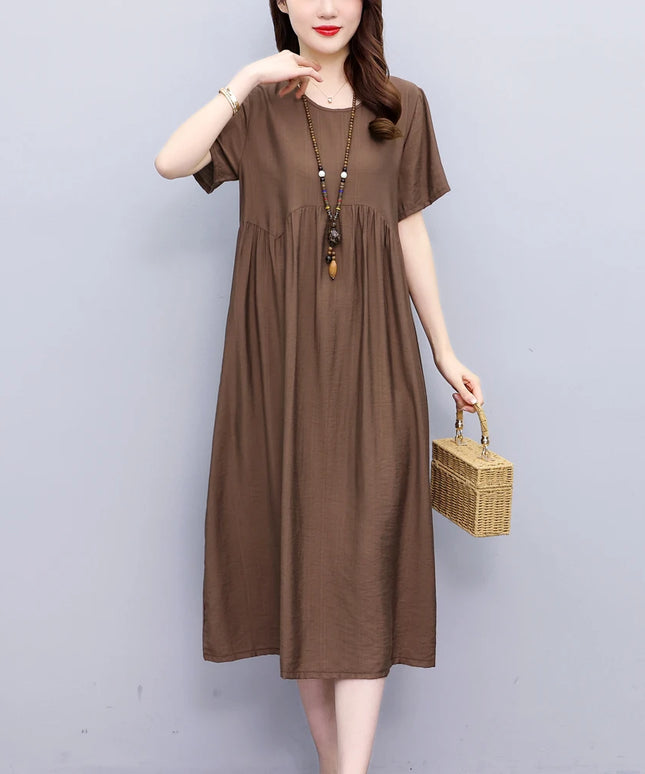 New Casual Dress O-Neck Dresses