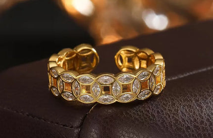 A coin ring for women