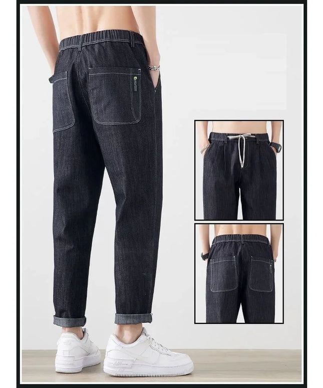 Streetwear Straight Wide Denim