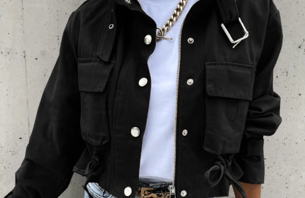 Streetwear Long Sleeve Coat