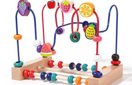 Wooden Toys Bead Maze Colorful Animals