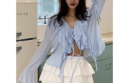 MEXZT Cropped White Shirts