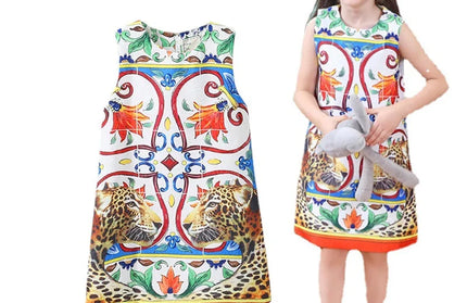 Rose Printing Children Costumes