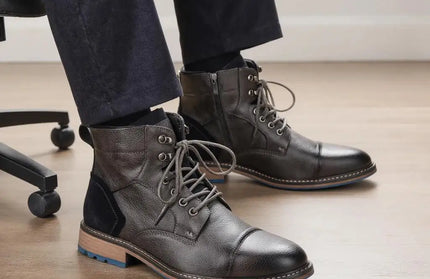 Men Boots Fashion Retro 2026