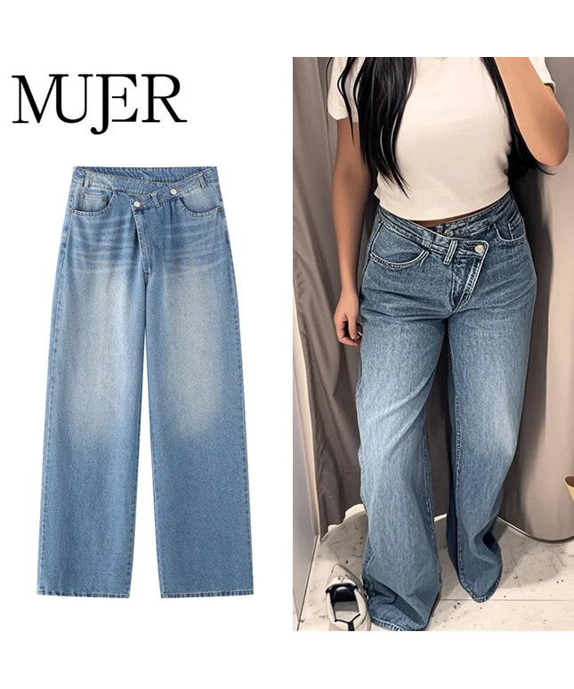Baggy High Waist Mom Jeans