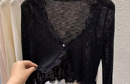 Korean Short Sleeve Open