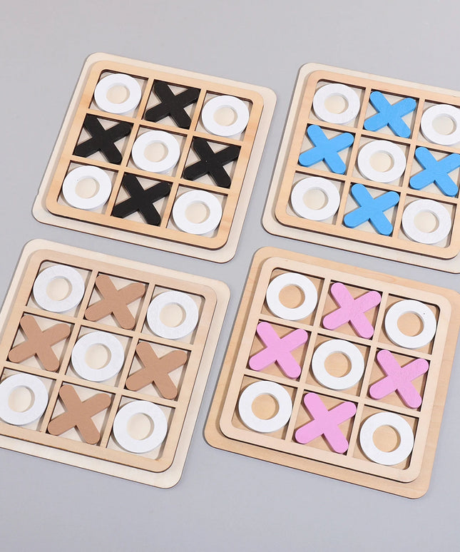 1 set of XO three-in-a-row tic-tac-toe