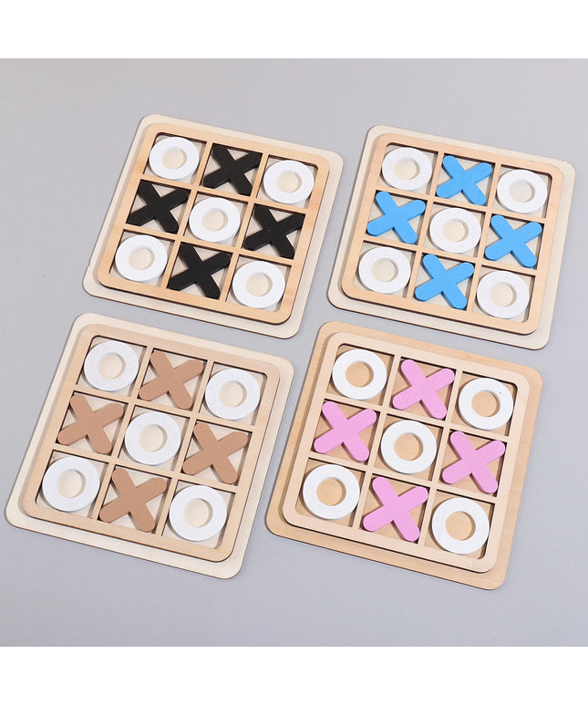 1 set of XO three-in-a-row tic-tac-toe