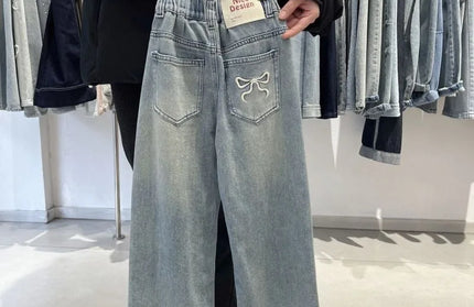 Straight Wide Leg Denim
