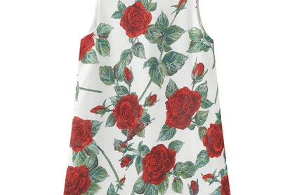 Rose Printing Children Costumes